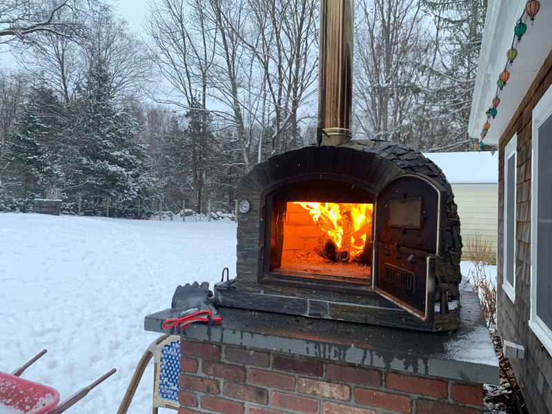 LISBOA STONE FINISH PREMIUM PIZZA OVEN - Hybrid - Authentic Pizza Ovens