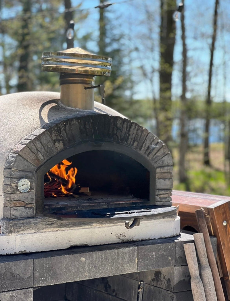 BUENA VENTURA "PRETO" PREMIUM PIZZA OVEN **BEST SELLER** - HYBRID - Authentic Pizza Ovens
