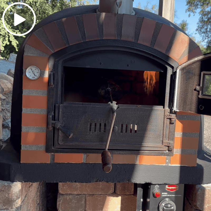 RUSTIC ARCH LISBOA PREMIUM PIZZA OVEN - Hybrid - Authentic Pizza Ovens