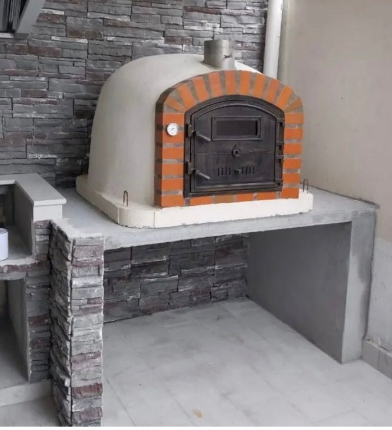 RUSTIC ARCH LISBOA PREMIUM PIZZA OVEN - Hybrid - Authentic Pizza Ovens