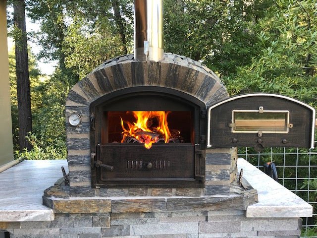 LISBOA STONE FINISH PREMIUM PIZZA OVEN - Hybrid - Authentic Pizza Ovens