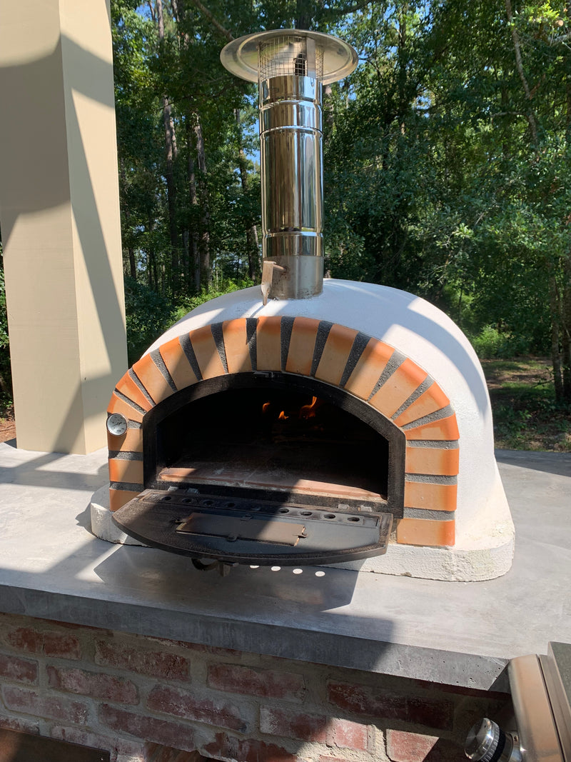 Short Chimney Pipe 12" - Authentic Pizza Ovens