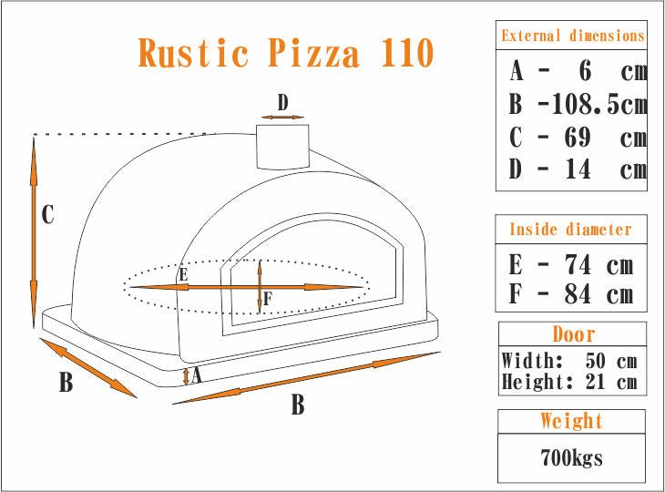 RUSTIC PIZZAIOLI PREMIUM PIZZA OVEN **BEST SELLER** - Hybrid - Authentic Pizza Ovens