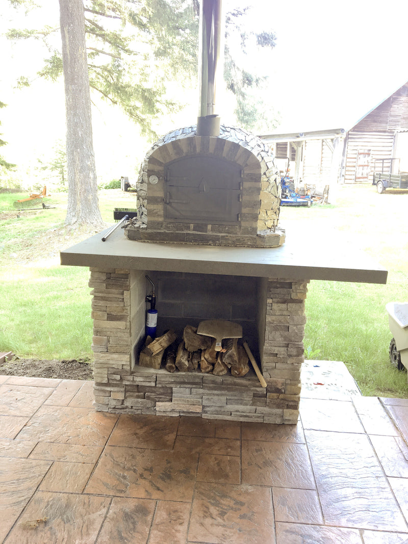 LISBOA STONE FINISH PREMIUM PIZZA OVEN - Hybrid - Authentic Pizza Ovens