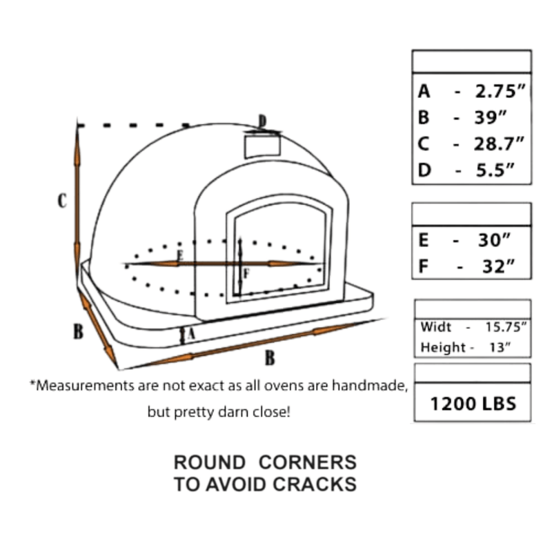 RUSTIC ARCH LISBOA PREMIUM PIZZA OVEN - Hybrid - Authentic Pizza Ovens