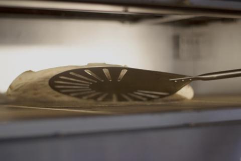 Gi.Metal Stainless Steel Perforated Small Pizza Peel - Authentic Pizza Ovens