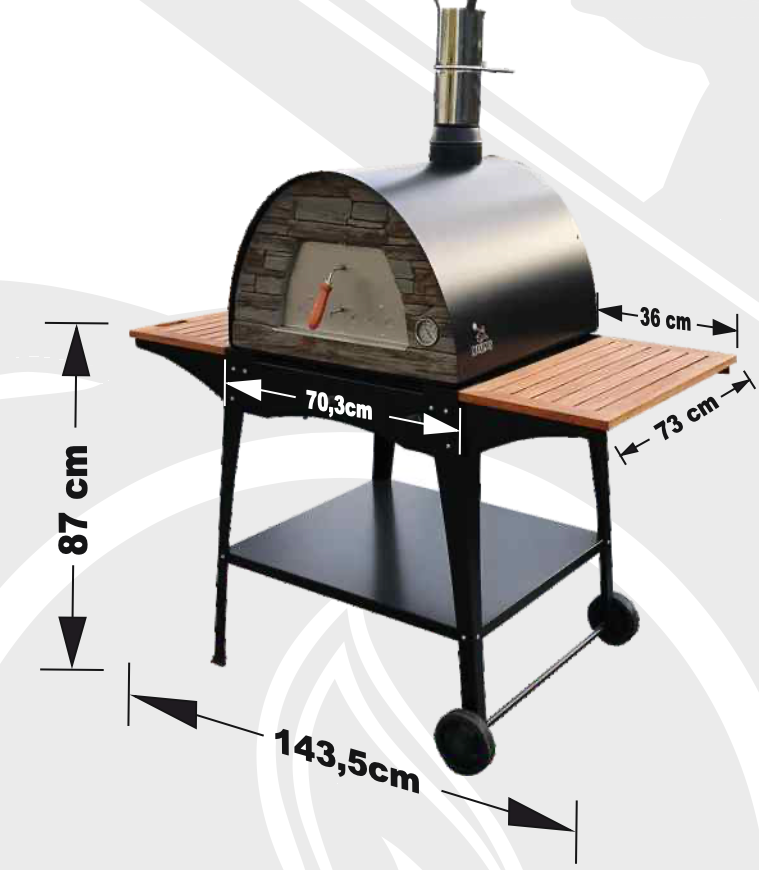 Buy New Maximus Arena Mobile Pizza Wooden Oven Stand - Authentic Pizza Ovens