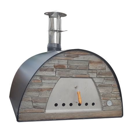 MAXIMUS PRIME LARGE PORTABLE PIZZA OVEN BLACK - Authentic Pizza Ovens