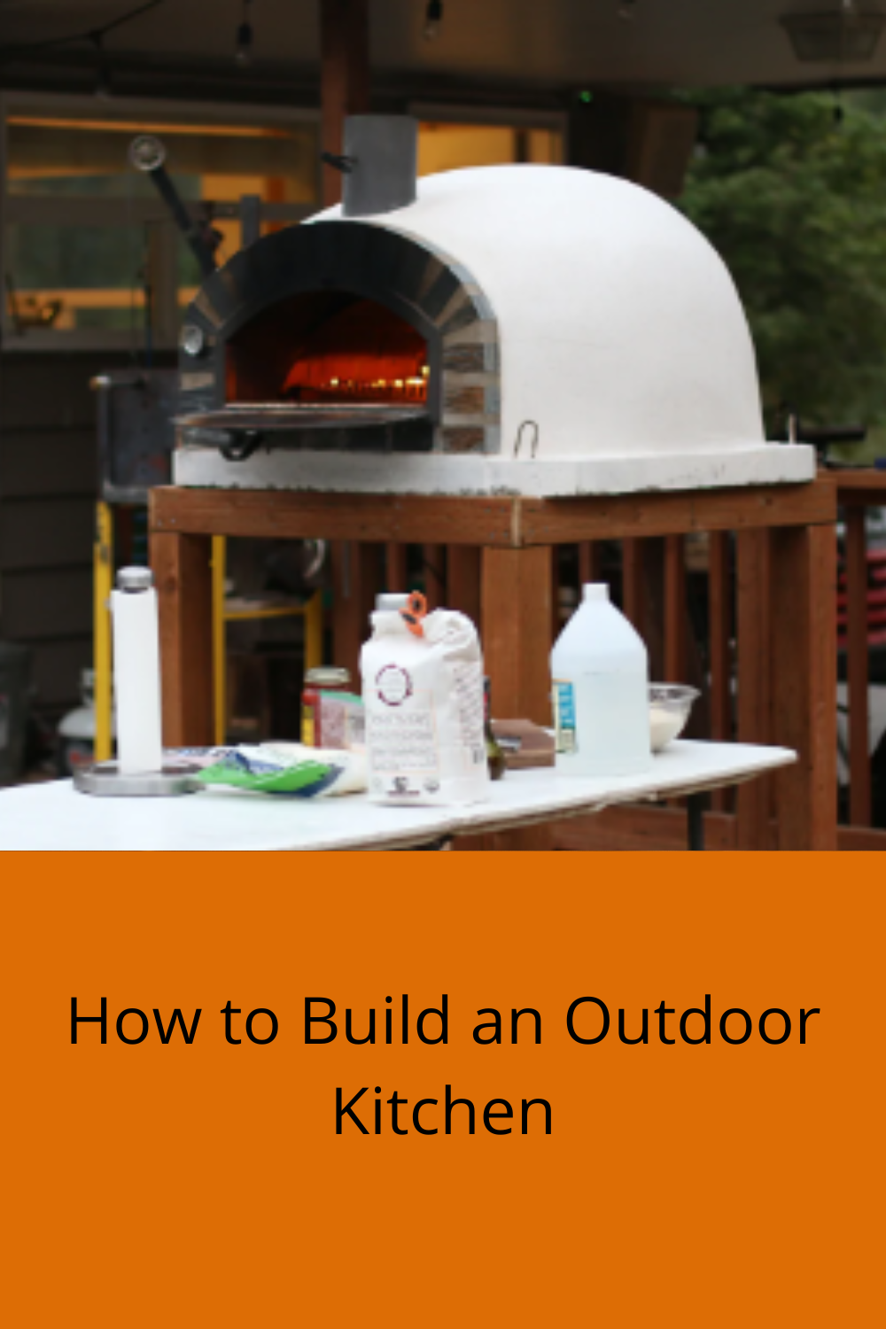 How to Build an Outdoor Kitchen