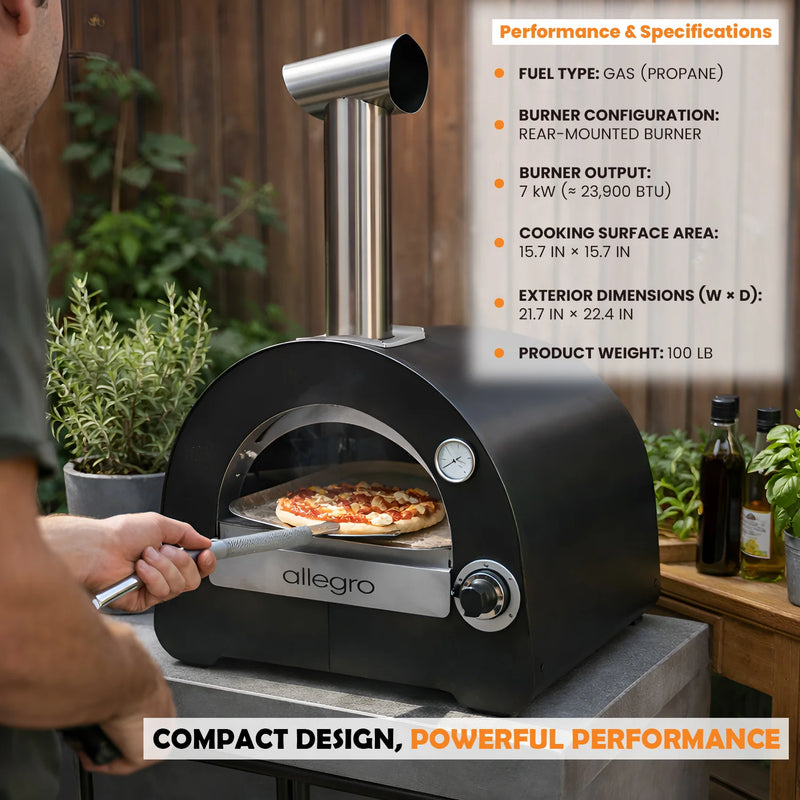 Allegro Compact Gas Pizza Oven by ItaliaForno
