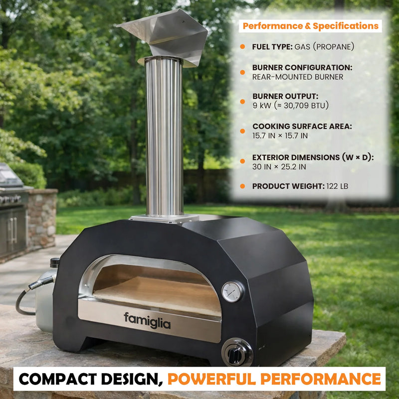 Famiglia Gas Pizza Oven by ItaliaForno - Authentic Pizza Ovens
