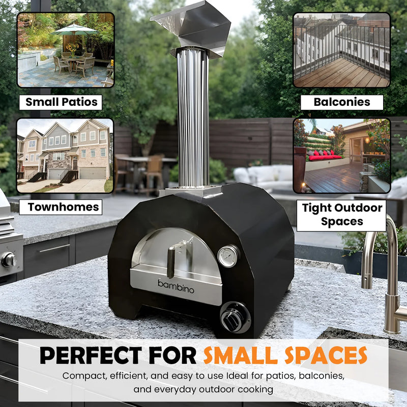 Bambino Compact Gas Pizza Oven by ItaliaForno