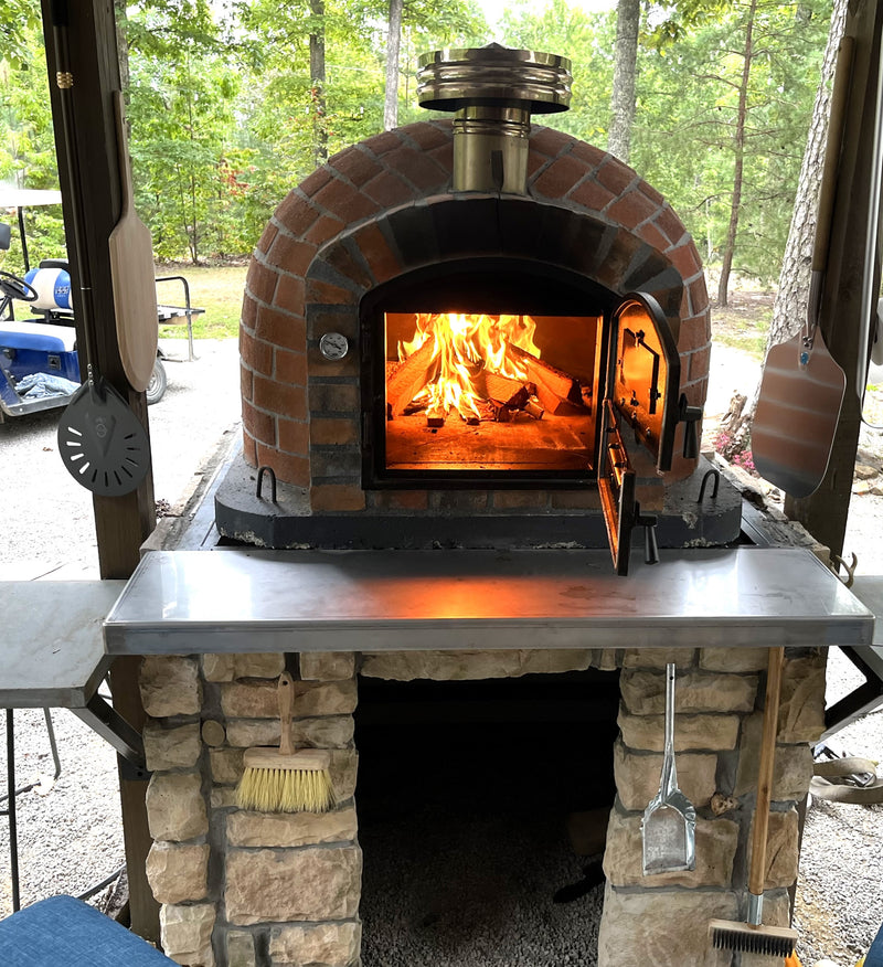 Fire Pit Custom Brick Pizza Oven Rustic Lisboa Premium Wood Fired