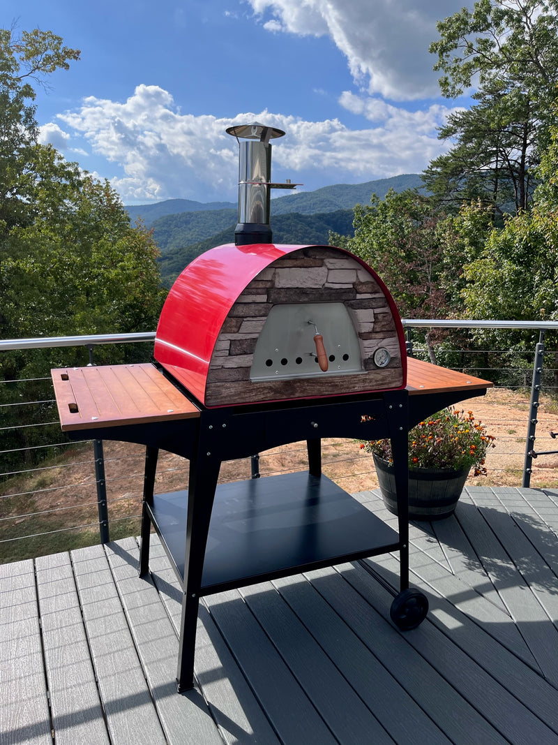 MAXIMUS MOBILE PIZZA OVEN RED **BEST SELLER**