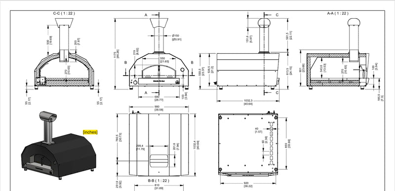 Grande Pro Duo Gas Pizza Oven by ItaliaForno