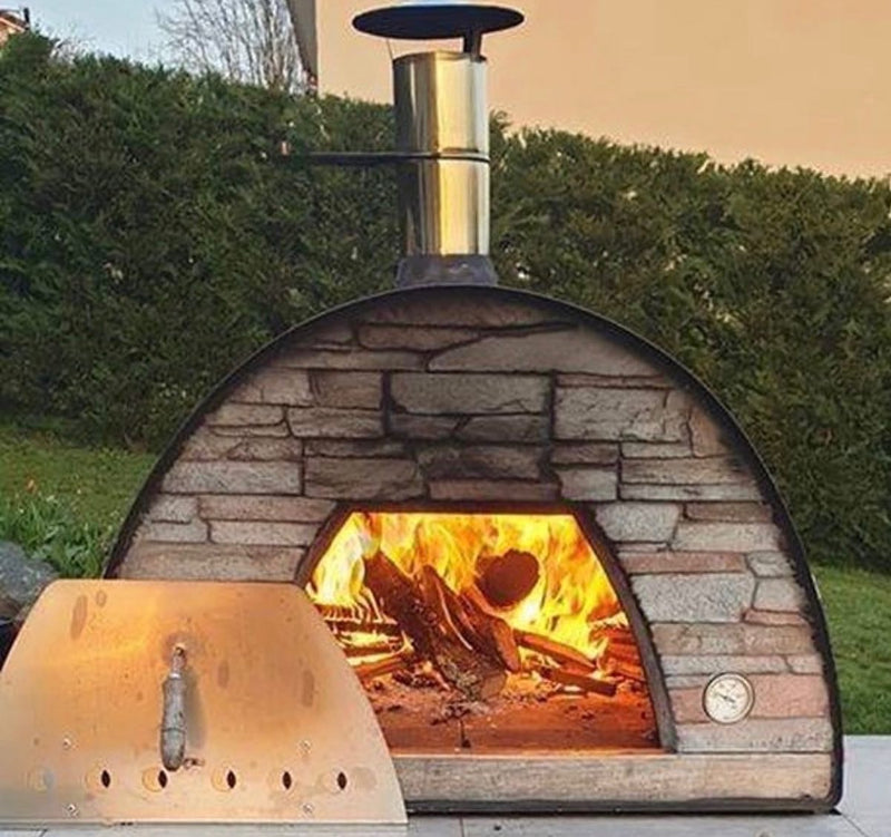 MAXIMUS PRIME LARGE PORTABLE PIZZA OVEN BLACK - Authentic Pizza Ovens