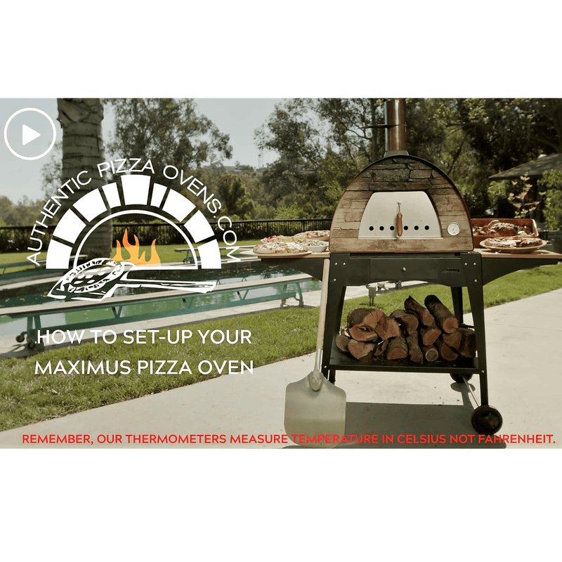 MAXIMUS MOBILE PIZZA OVEN RED **BEST SELLER** - Authentic Pizza Ovens