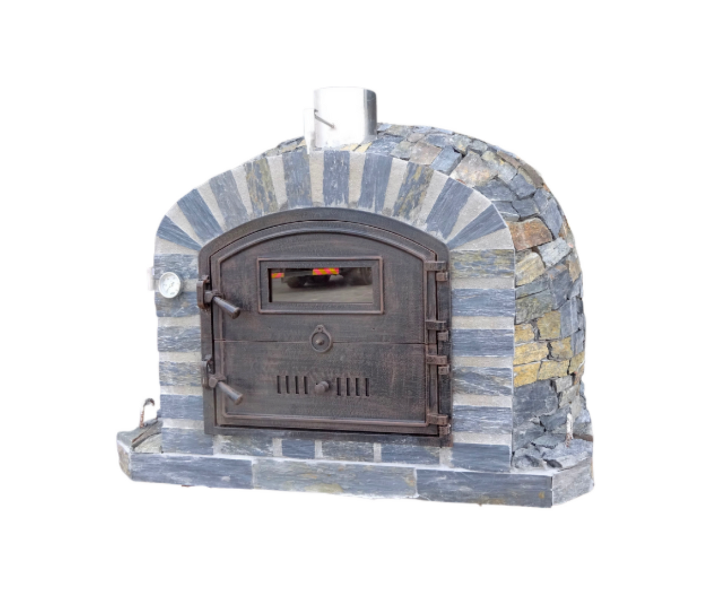 Lisboa Wood Fired Pizza Oven Stone Arch Premium - Authentic Pizza