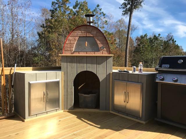 Authentic Pizza Ovens Large 'Maximus Prime' BLACK Portable Wood-Fired Pizza  Oven / Handmade, Stacked Stone, Bake, Roast / PRIMEB