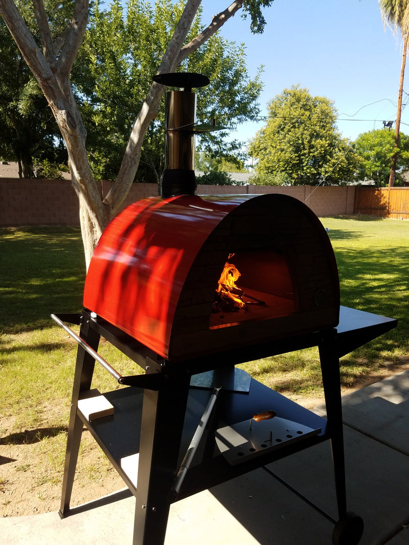 MAXIMUS ARENA MOBILE PIZZA OVEN RED - Authentic Pizza Ovens